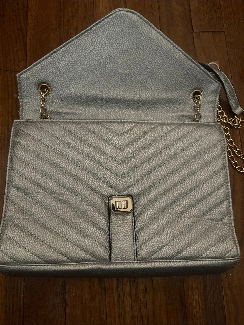No brand silver metallic
